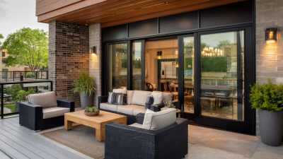 Stylish Black Patio Doors to Elevate Your Outdoor Living Space