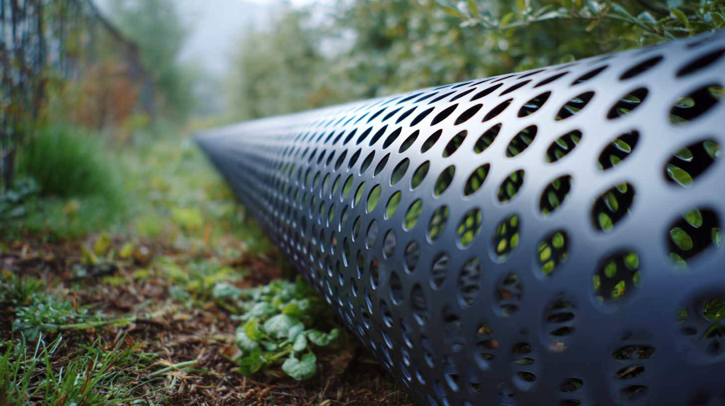 Understanding the Benefits and Uses of Perforated Drainage Pipes in Modern Landscaping