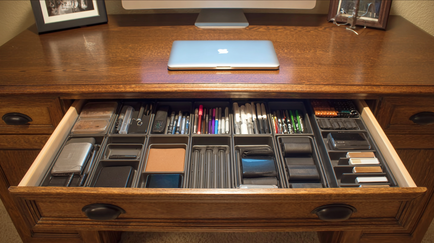 Maximize Your Workspace: Innovative Drawer Organizers for an Efficient Office Desk Setup