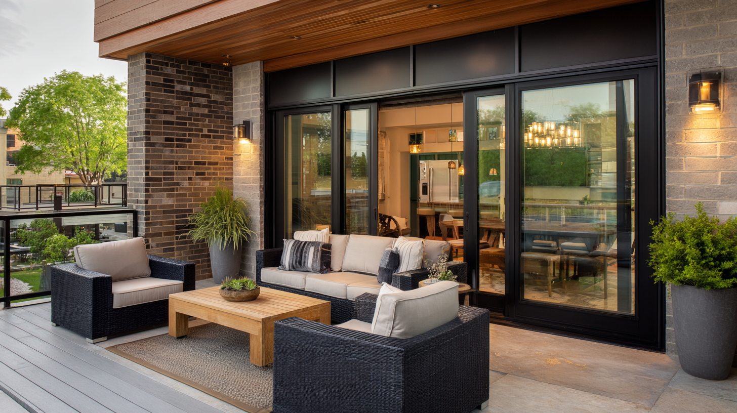 Stylish Black Patio Doors to Elevate Your Outdoor Living Space