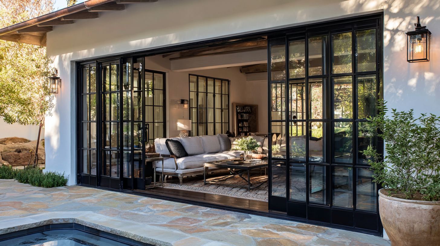 Stylish Black Patio Doors to Elevate Your Outdoor Living Space