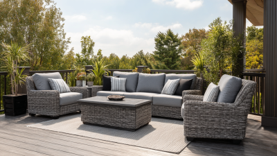 Elevate Your Outdoor Space with Innovative Deck Furniture Trends for 2024