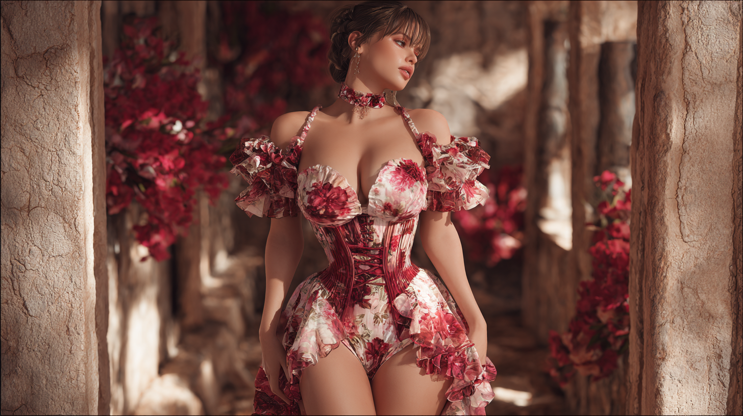 Elevate Your Wardrobe with the Charming Floral Bustier Dress for Any Occasion