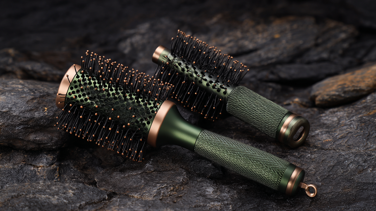 Unlock the Secret to Luxurious Hair: The Benefits of Using Customized Electroplate Green Hair Brushes