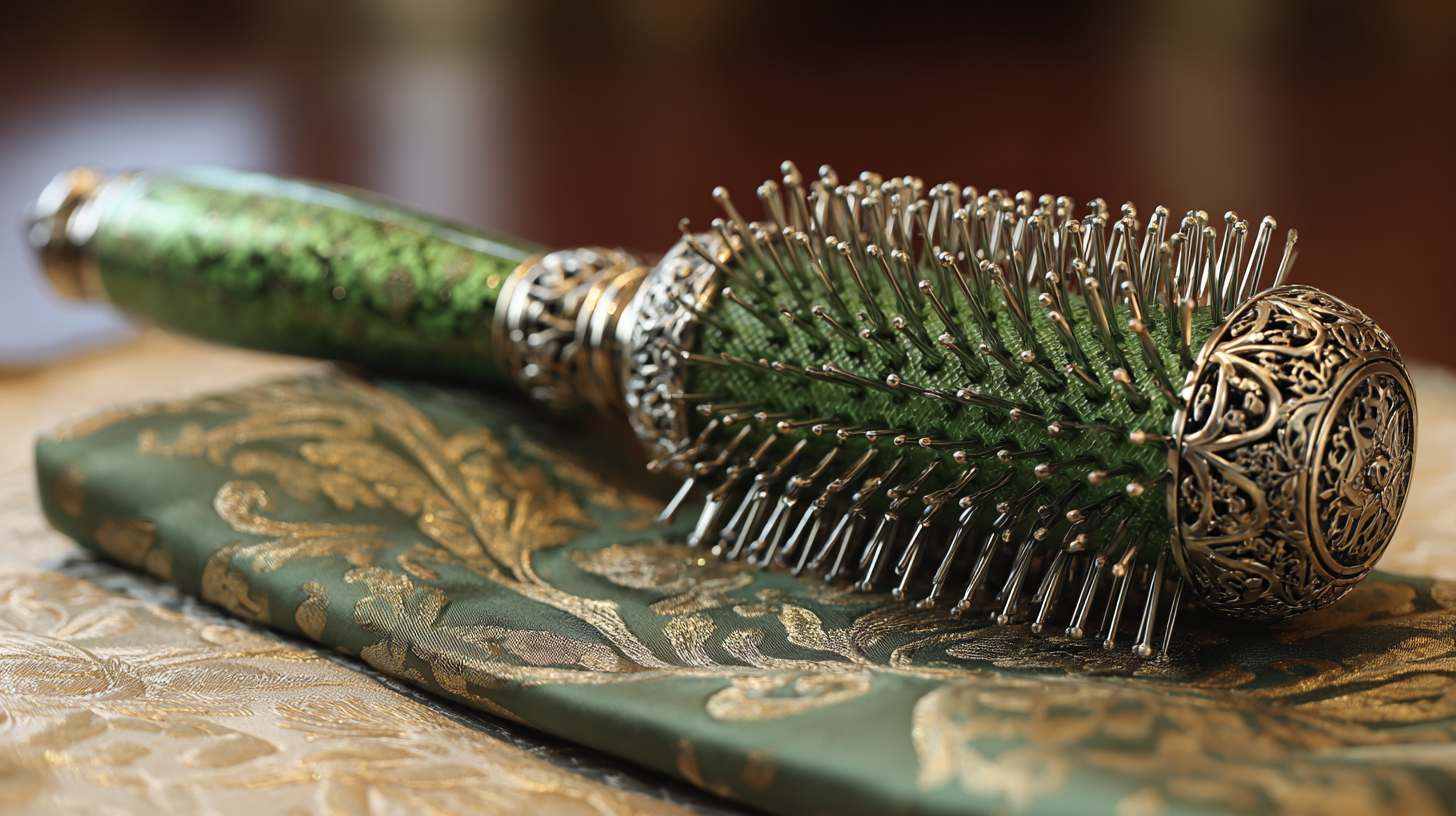 Unlock the Secret to Luxurious Hair: The Benefits of Using Customized Electroplate Green Hair Brushes