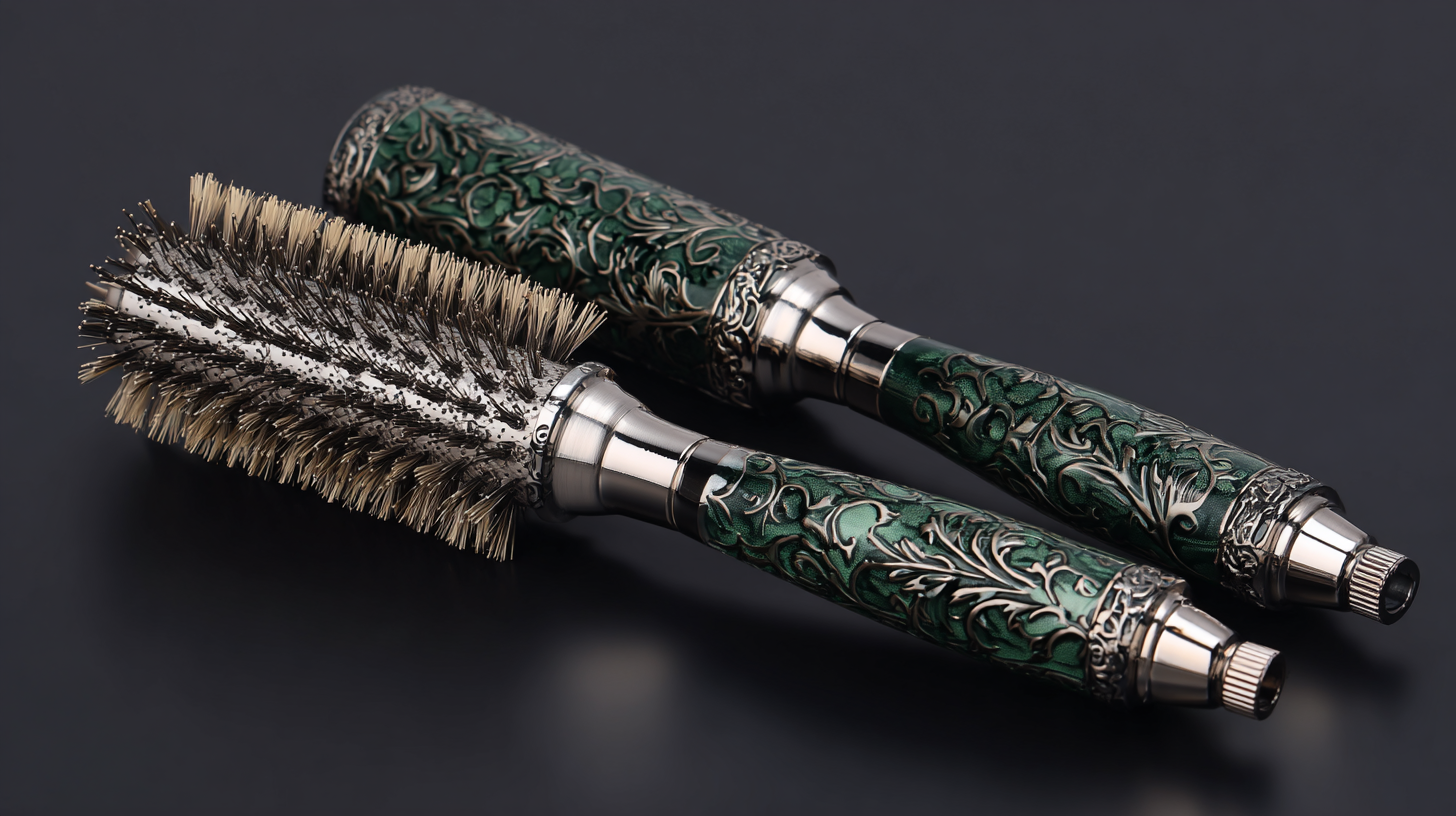 Unlock the Secret to Luxurious Hair: The Benefits of Using Customized Electroplate Green Hair Brushes