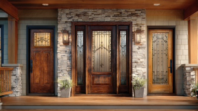 Transform Your Home Aesthetics with Stylish Exterior Doors Featuring Glass Elements
