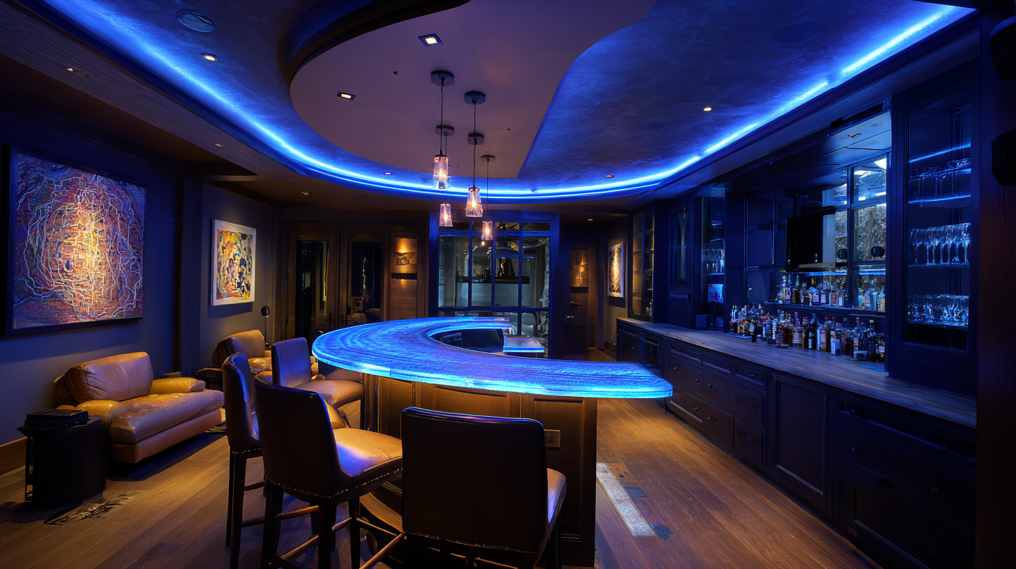 Transform Your Space: The Rising Trend of LED Lights in Home Bars for 2023