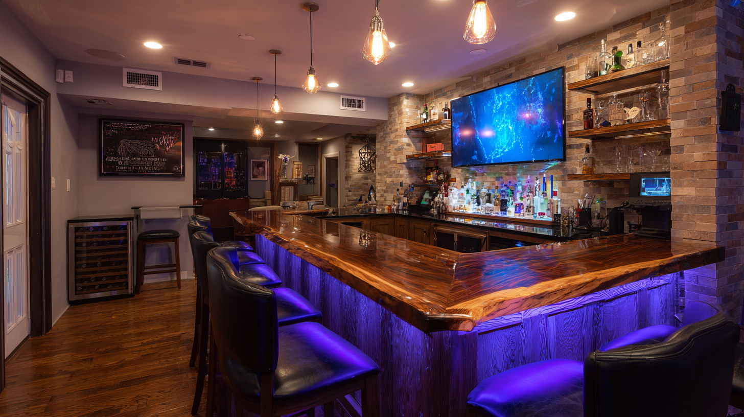 Transform Your Space: The Rising Trend of LED Lights in Home Bars for 2023
