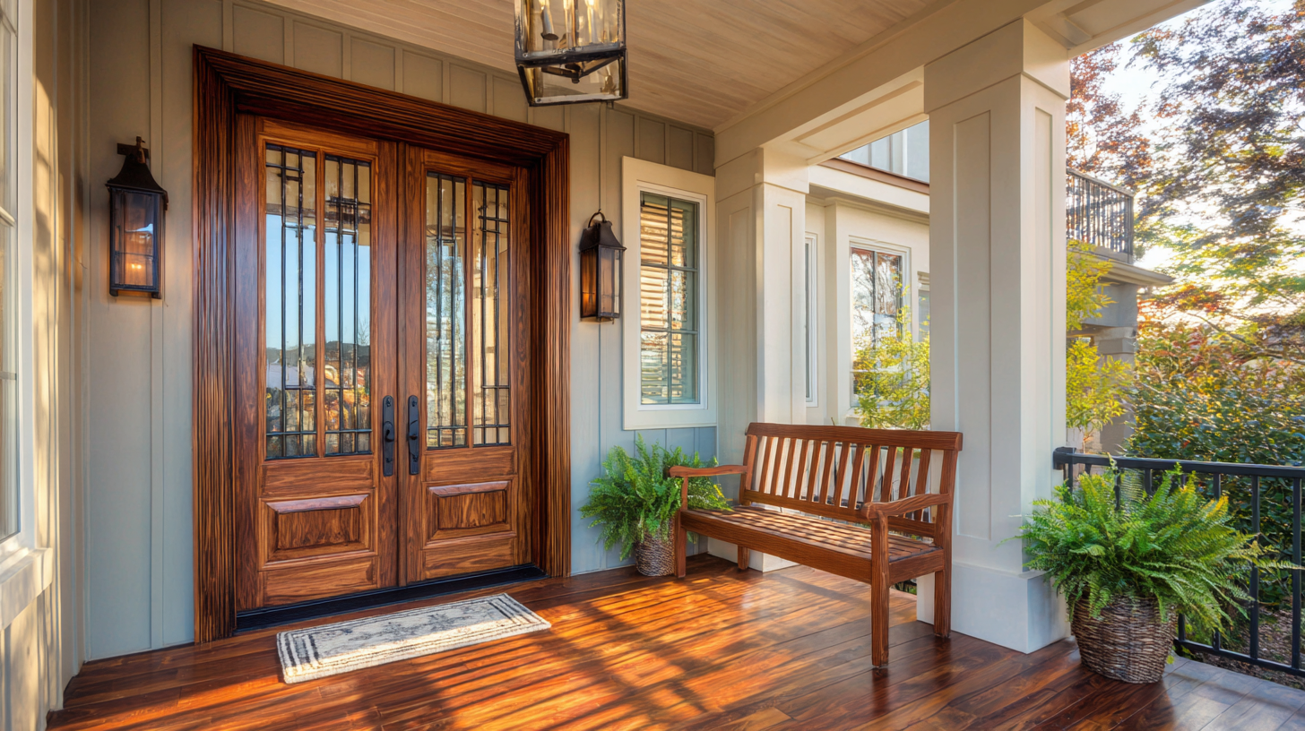 Transform Your Home Aesthetics with Stylish Exterior Doors Featuring Glass Elements