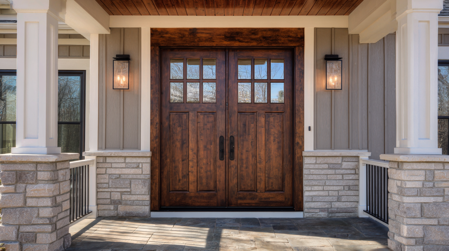 The Impact of Double Door Front Doors on Home Energy Efficiency and Curb Appeal