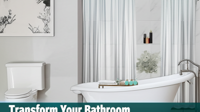 Transform Your Bathroom Aesthetic with an Elegant Clear Shower Curtain: See the Difference Today!