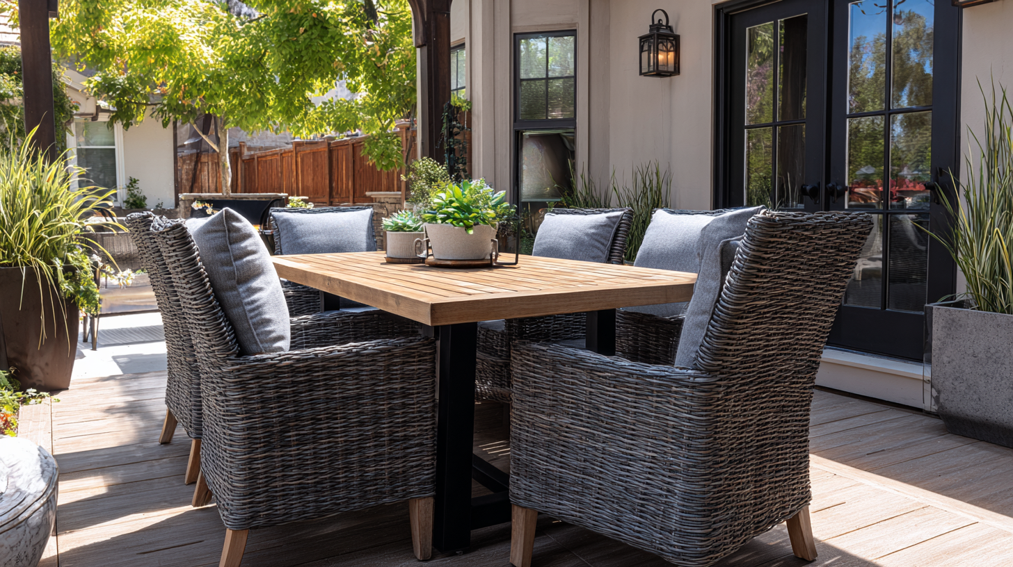 Transform Your Patio with Stylish Outdoor Table and Chairs for Every Occasion