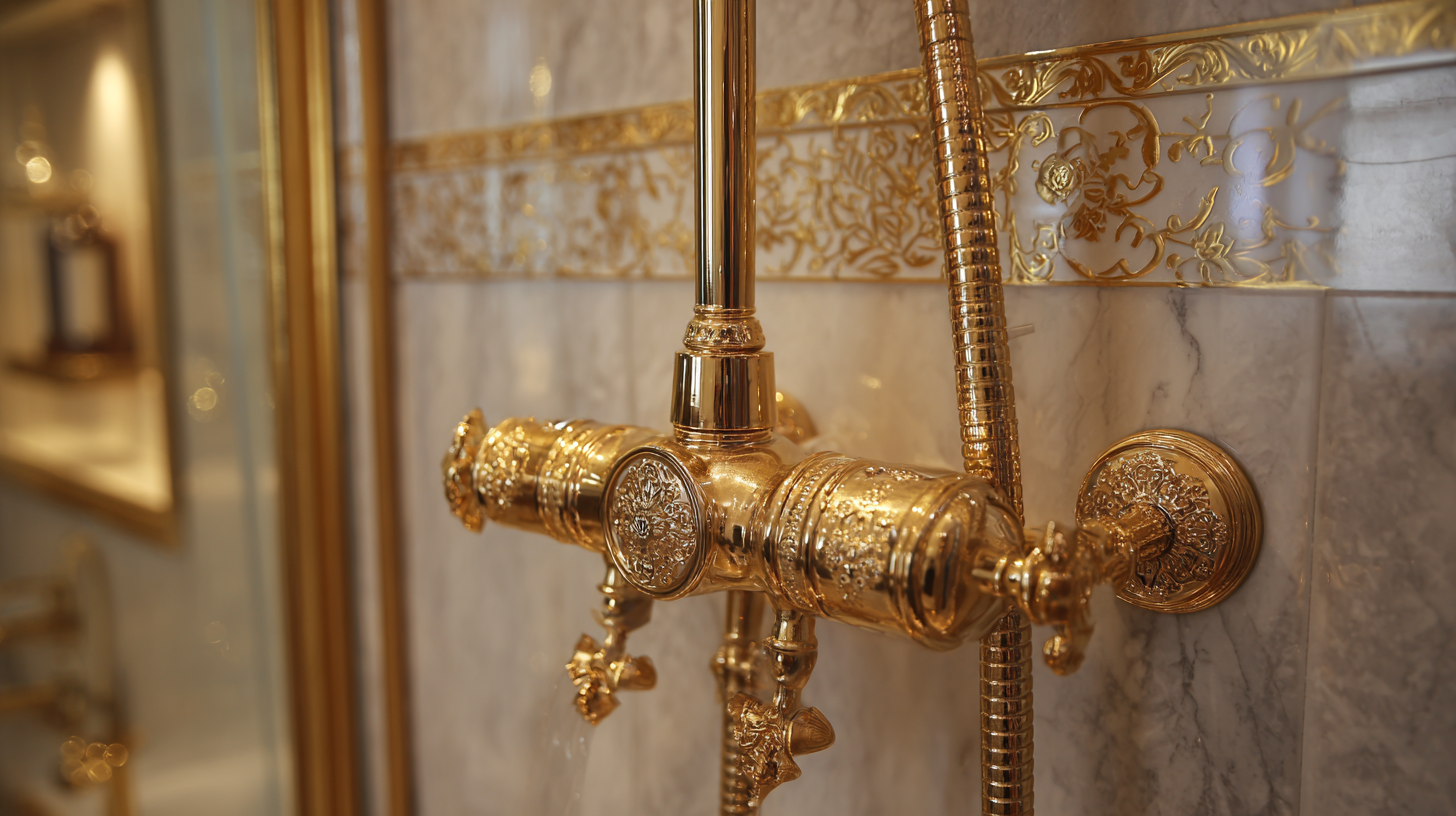 How Gold Shower Sets Elevate Your Bathroom Experience with Style and Luxury