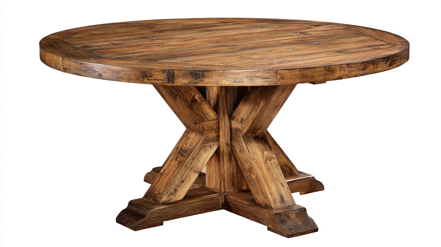 Maximize Your Space: The Versatility of Round Trestle Tables for Modern Living