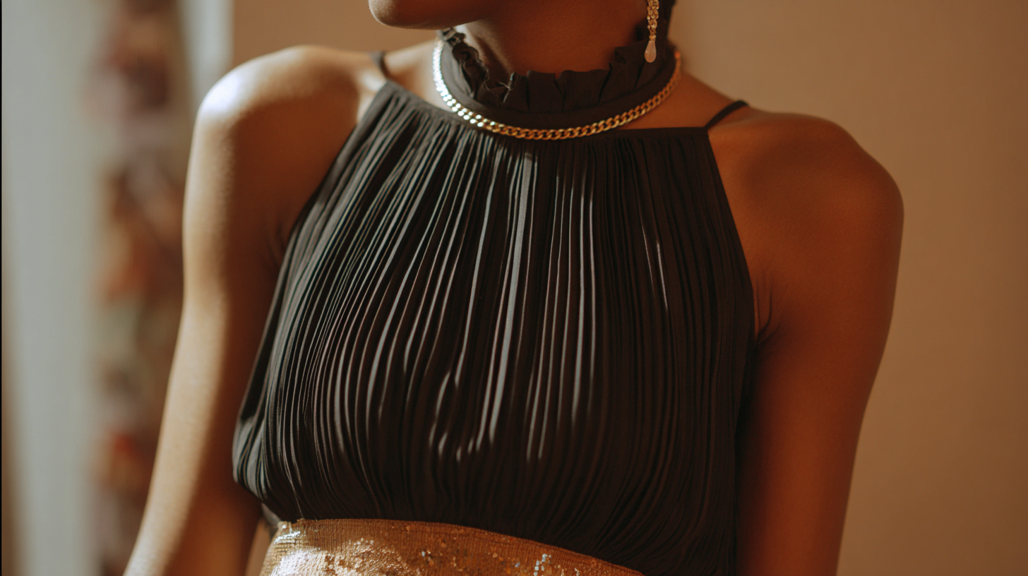 Discover the Ultimate Pleated Custom Strap Top for Effortless Style