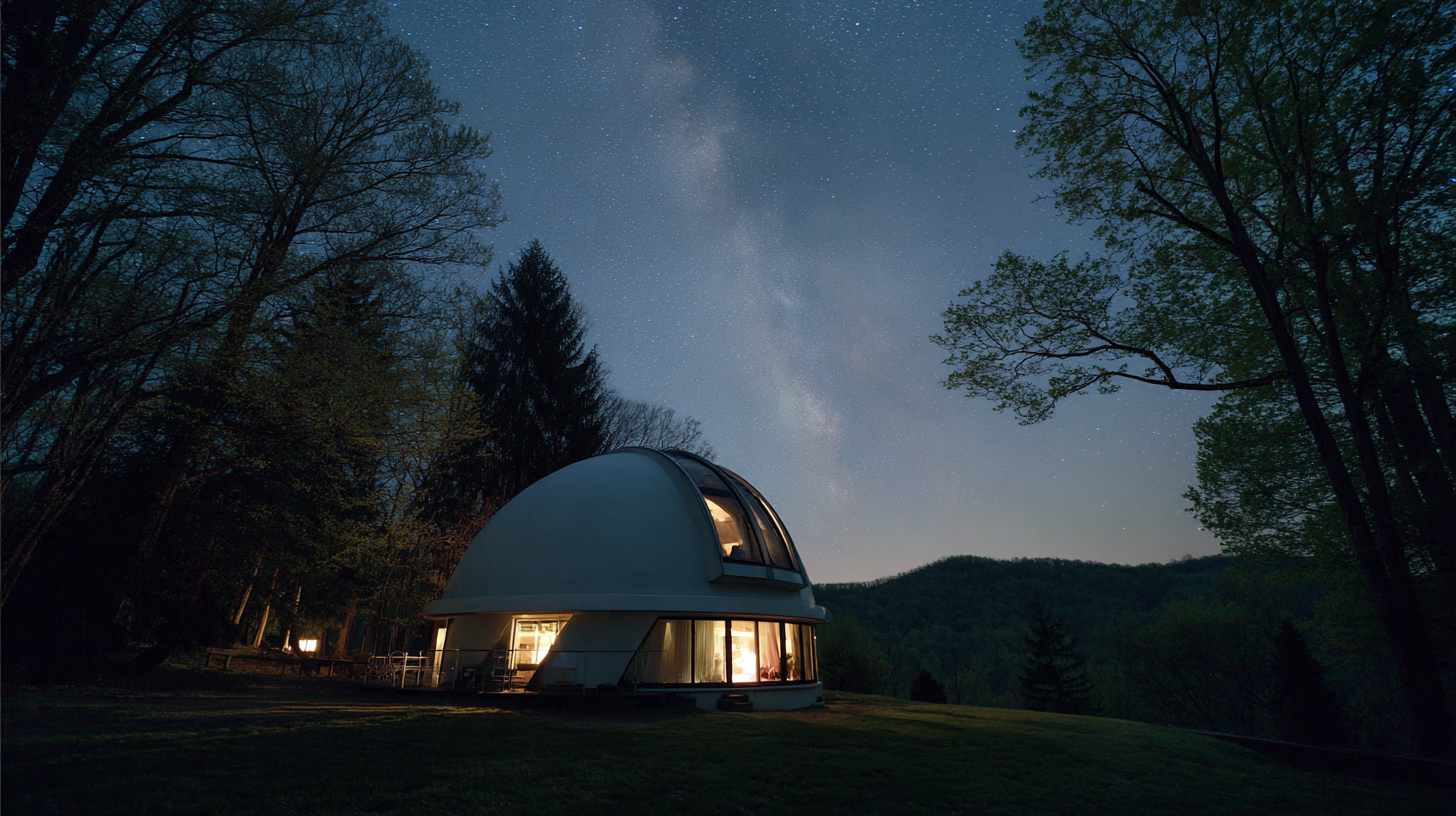 Discover the Wonders of Stargazing from Your Own Observatory Dome House