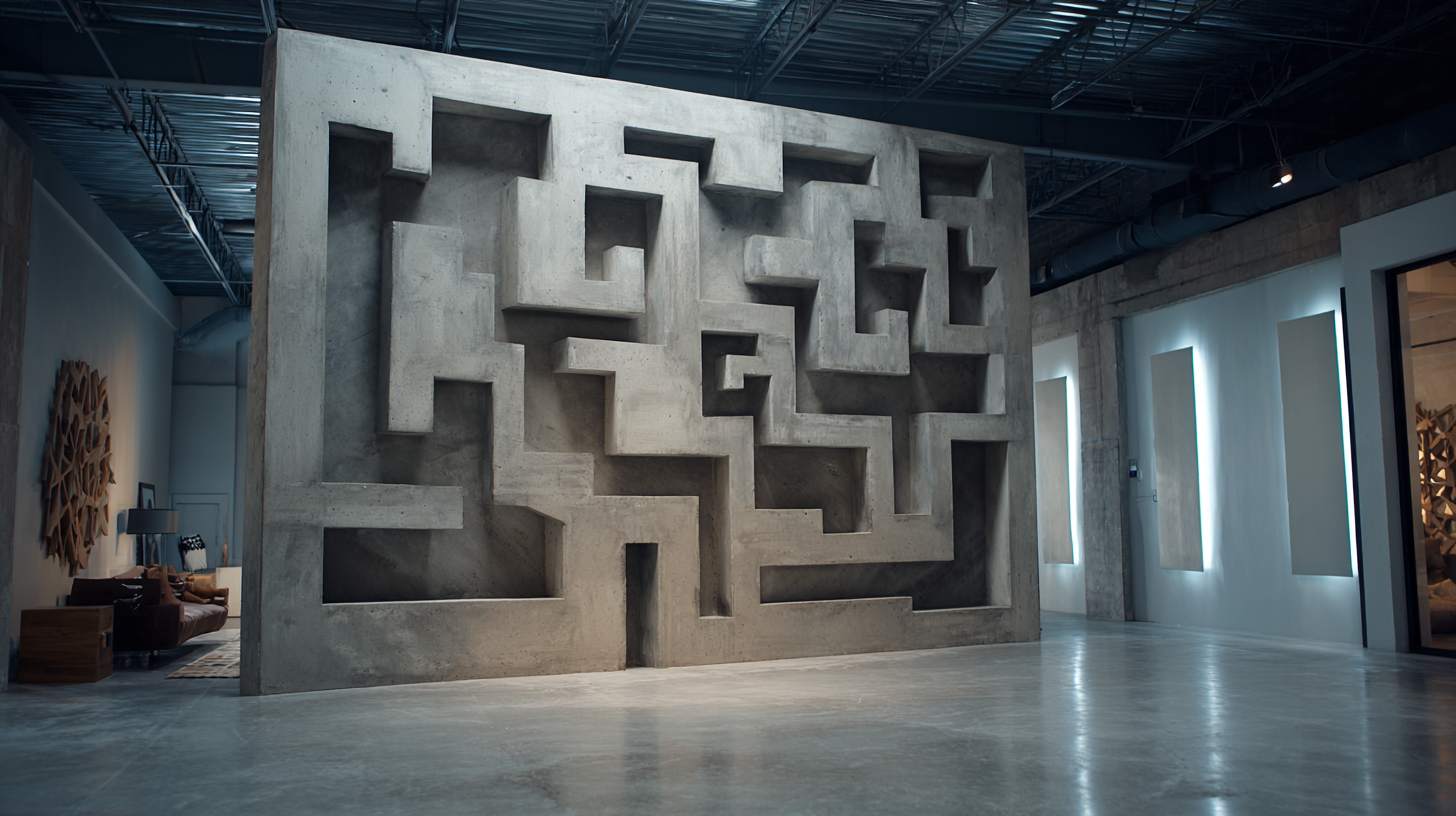 Innovative Ideas for Designing Stylish Concrete Wall Spaces
