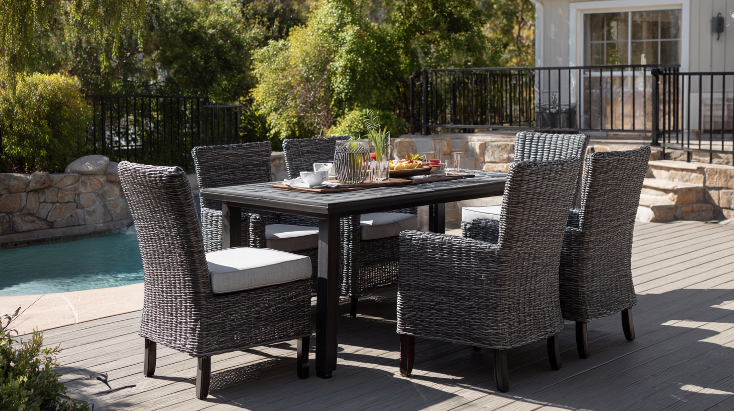 Transform Your Backyard with Stylish Outdoor Table and Chairs: A Guide to Ideal Choices