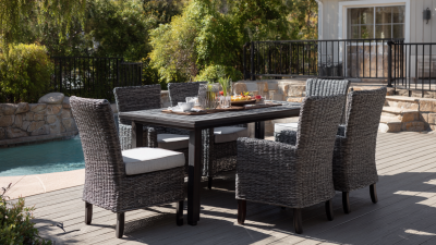 Transform Your Backyard with Stylish Outdoor Table and Chairs: A Guide to Ideal Choices