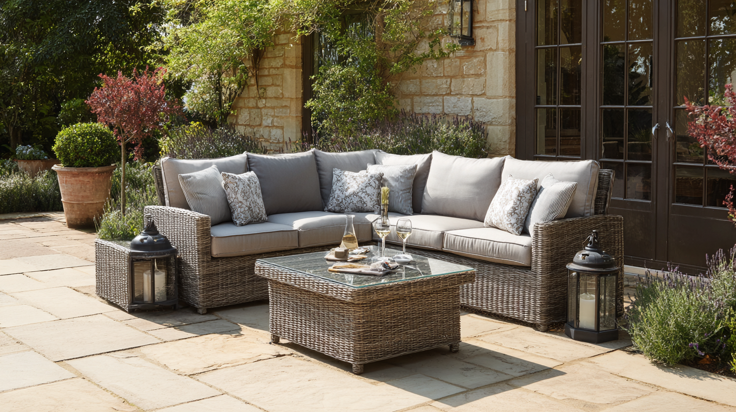 Create Your Outdoor Oasis: Transforming Small Spaces with Corner Garden Furniture