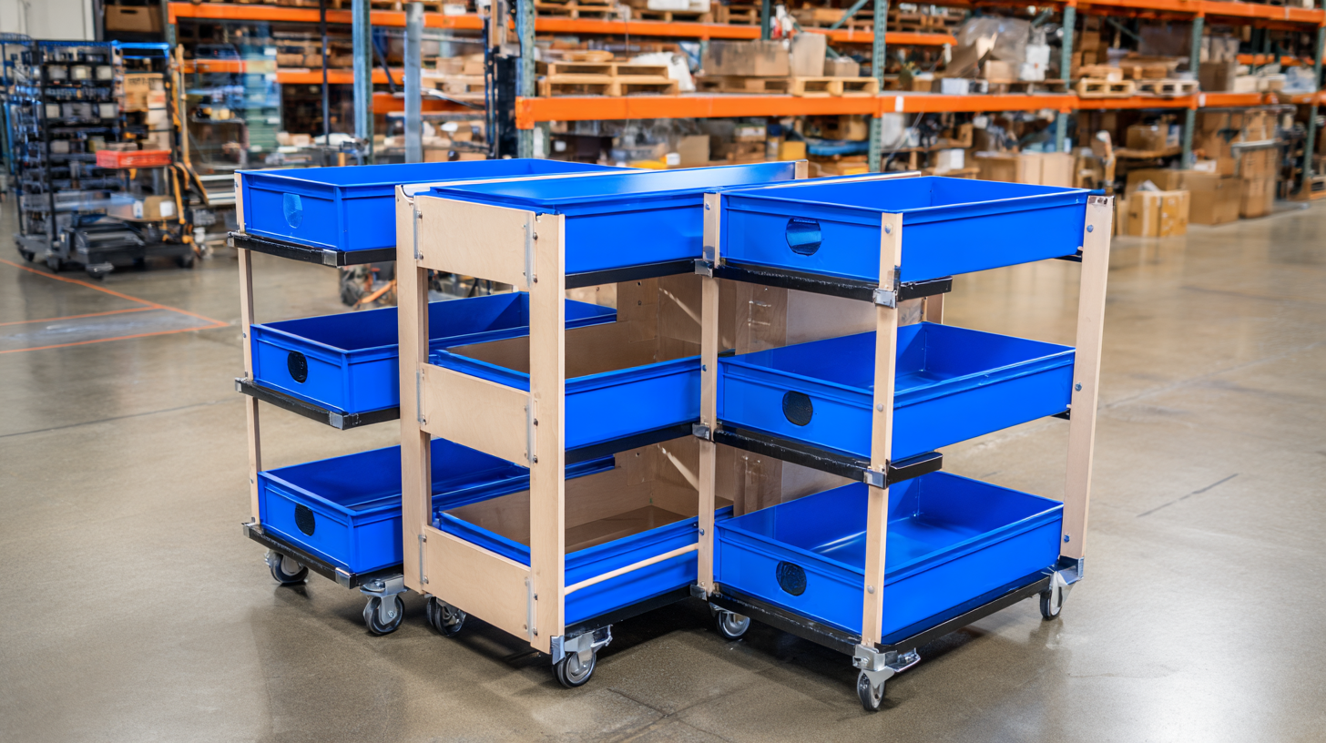 Innovative Material Handling Carts for Efficient Workplace Organization and Productivity