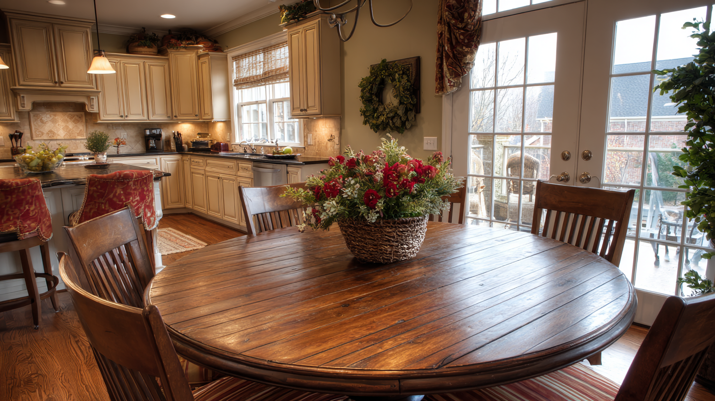 How a Round Kitchen Table Can Transform Your Family Gathering Experience