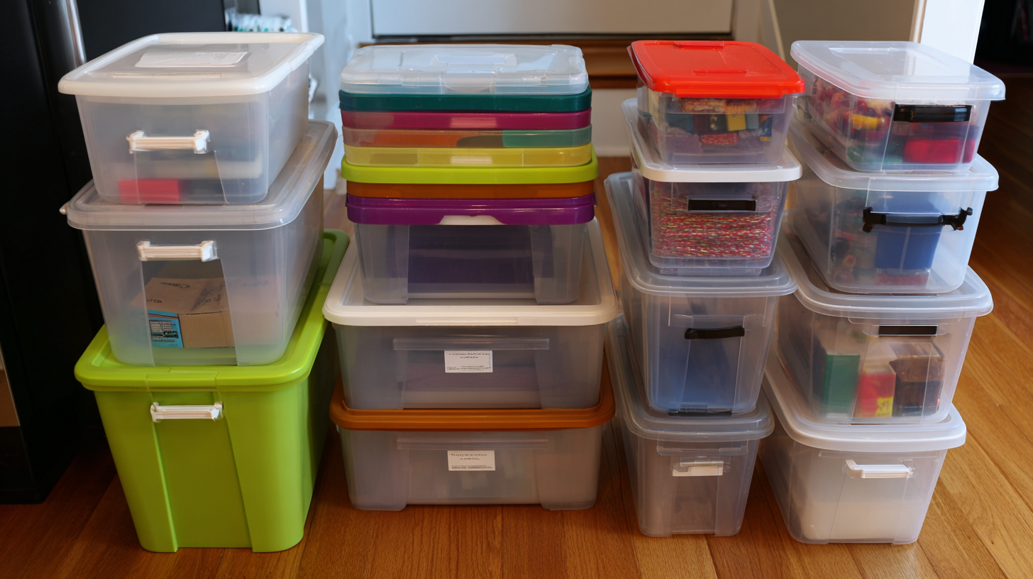 Creative Ways to Organize Your Home with Plastic Storage Containers