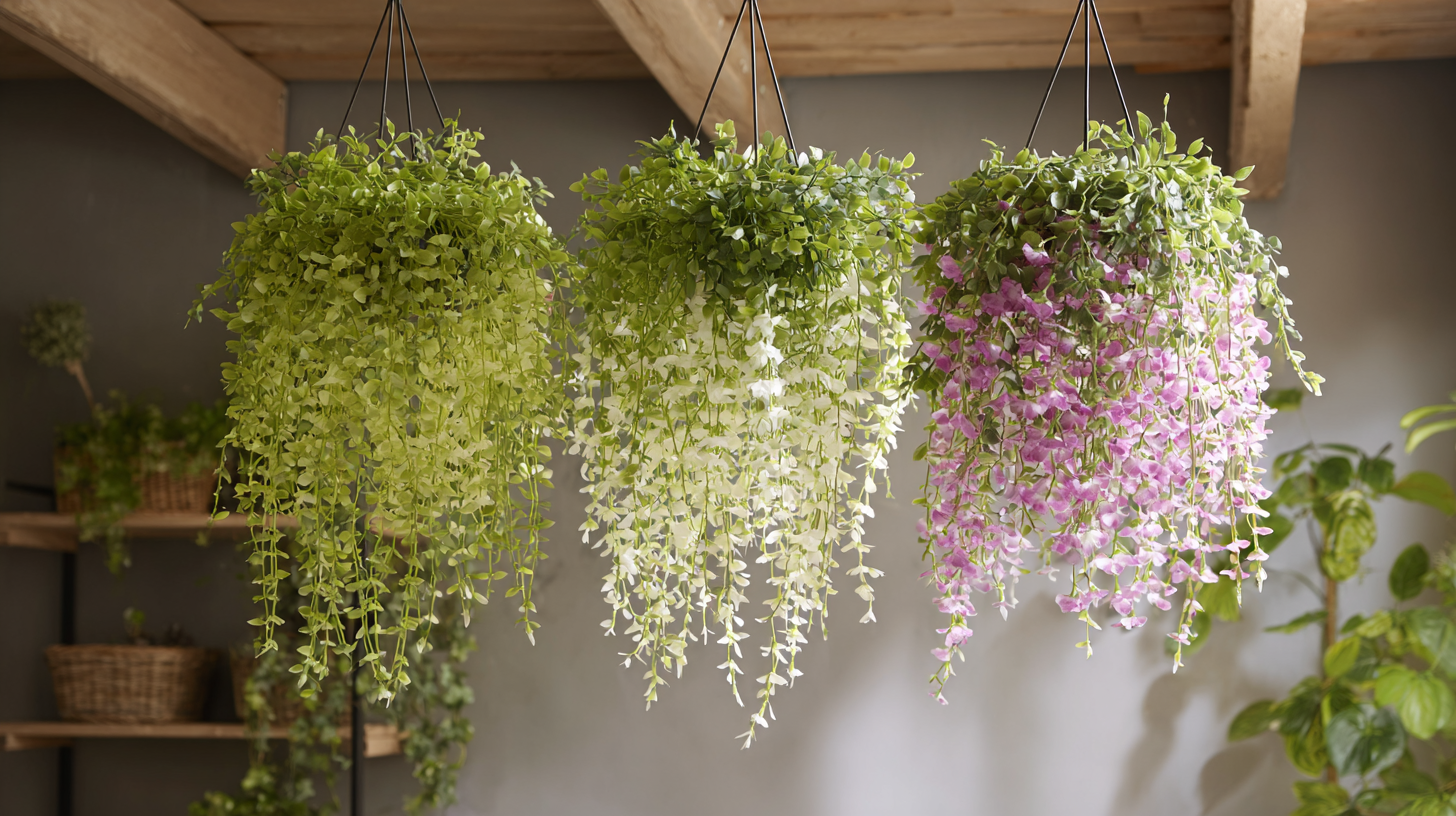 Transform Your Space with Stunning Artificial Plants for Hanging Baskets