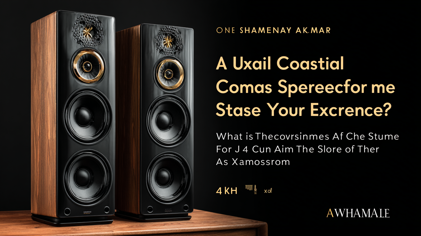 “Discover the Ultimate Sound Experience: Why Coaxial Speakers Are a Game Changer for Your Home Audio System”