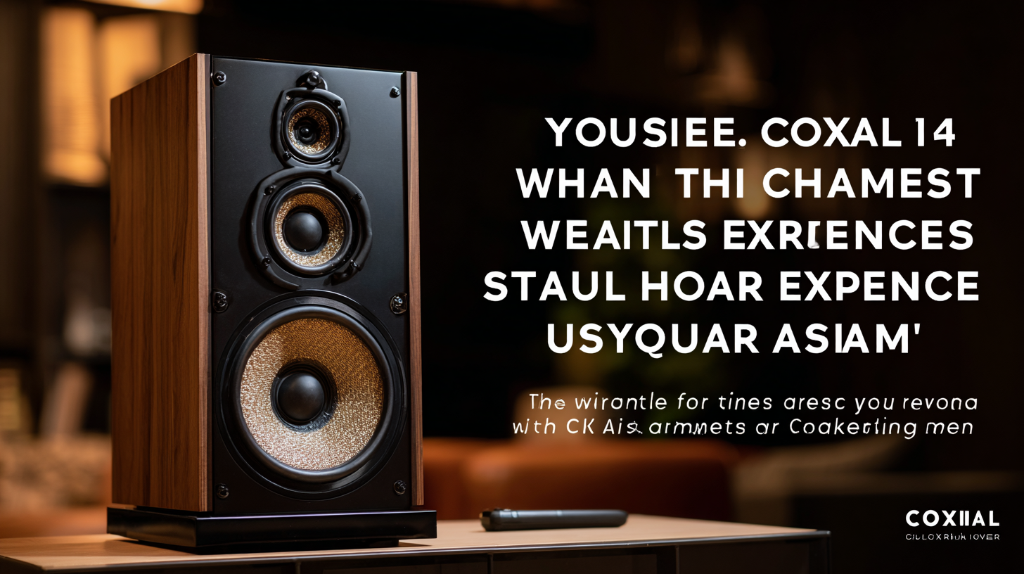 “Discover the Ultimate Sound Experience: Why Coaxial Speakers Are a Game Changer for Your Home Audio System”