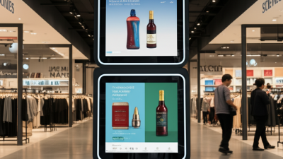 Exploring the Future of Retail with Transparent Double Sided Display Screens