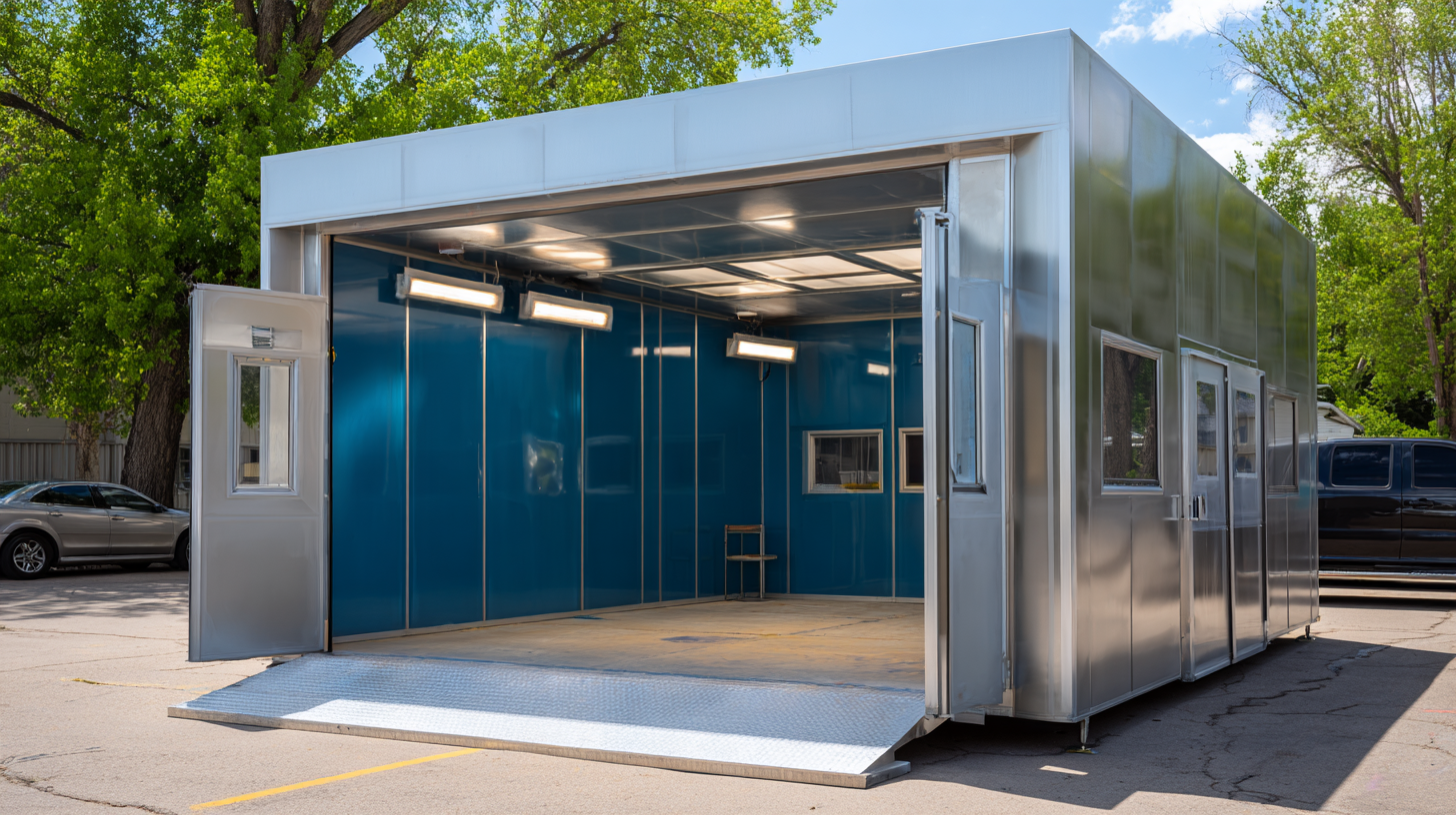 Maximizing Efficiency with Outdoor Paint Booths for Eco Friendly Painting Solutions