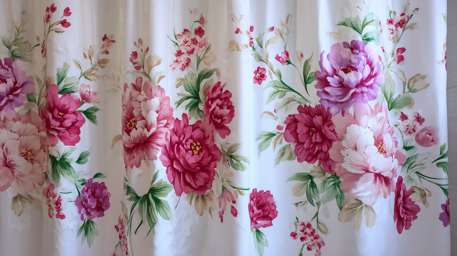 Transform Your Bathroom with the Beauty of Floral Shower Curtains and Their Impact on Your Mood
