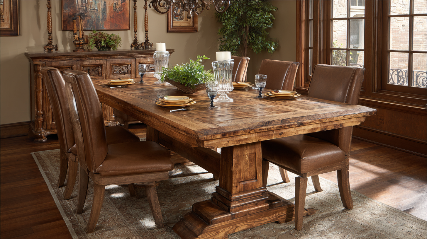 Transform Your Dining Room with Solid Wood Tables for a Timeless Elegance