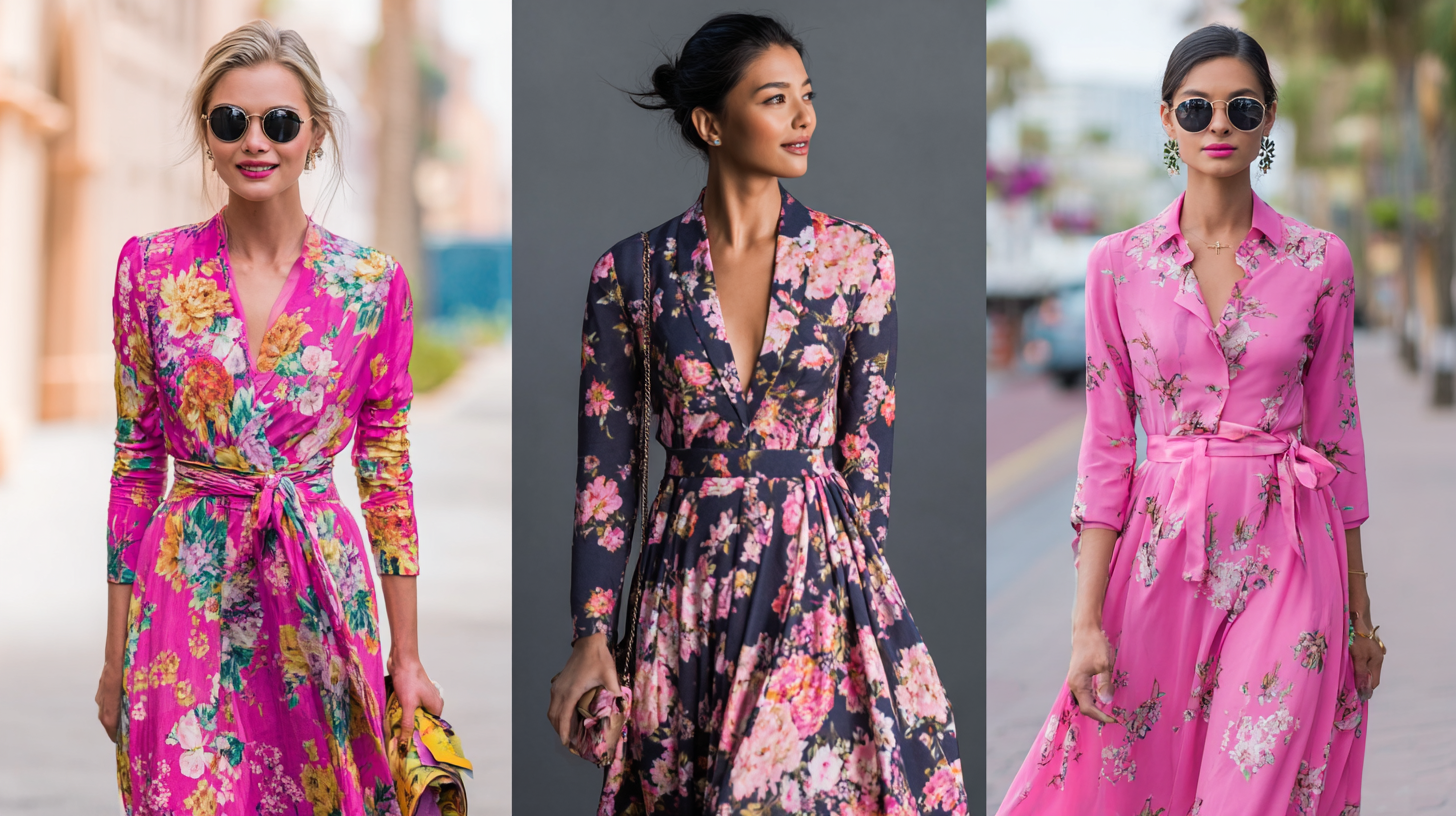 Embrace the Trend of Dark Pink Floral Dress for a Chic Summer Look