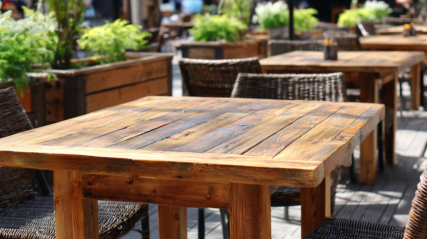 The Ultimate Guide to Choosing the Perfect Wooden Tables For Your Restaurant