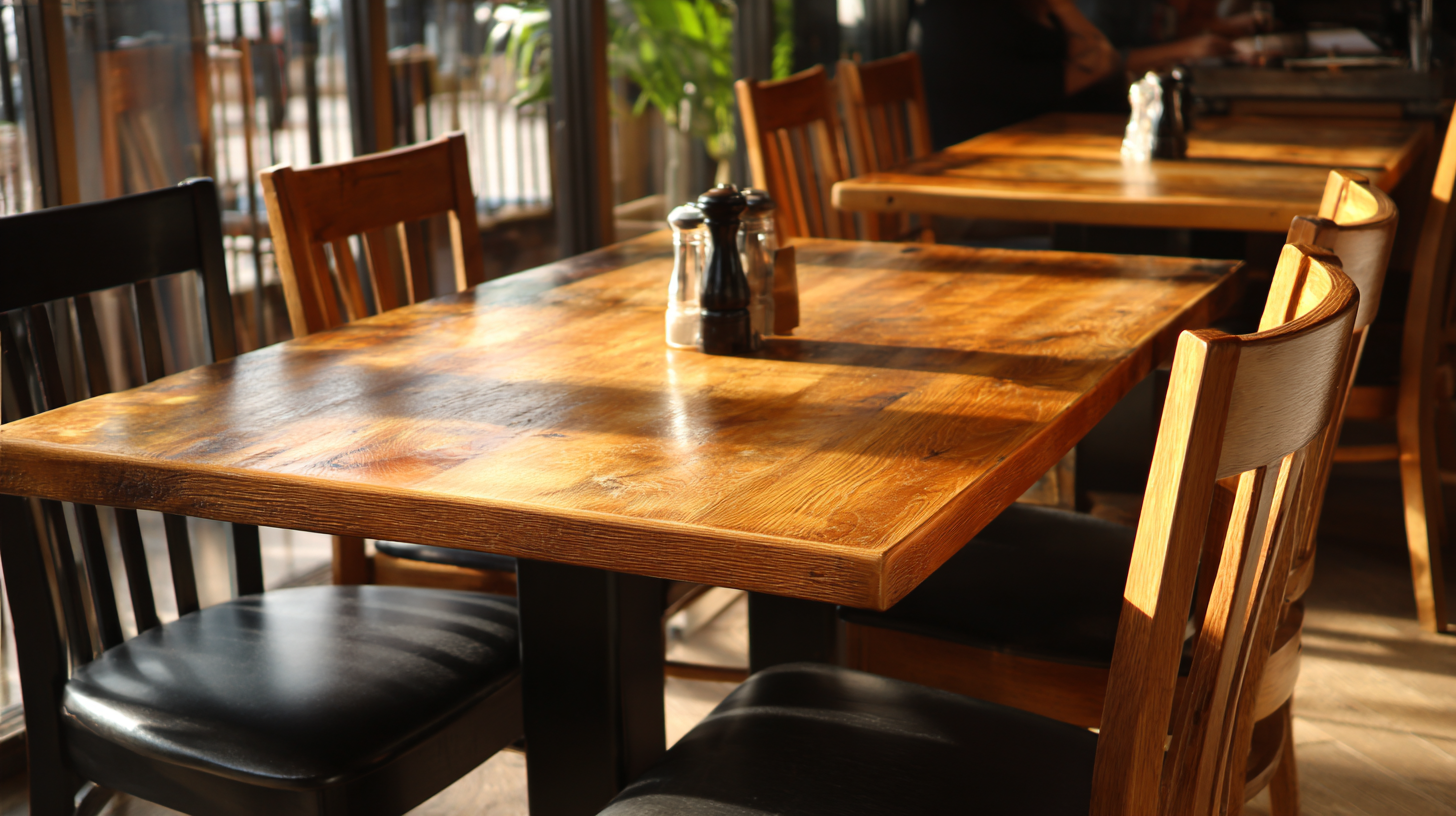 The Ultimate Guide to Choosing the Perfect Wooden Tables For Your Restaurant
