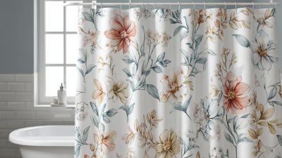 Transform Your Bathroom with the Beauty of Floral Shower Curtains and Their Impact on Your Mood