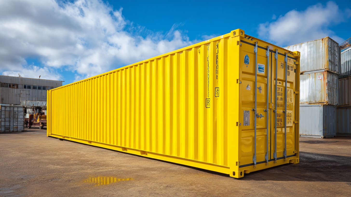 Exploring the Benefits of 40 Ft Shipping Containers for Sustainable Storage Solutions