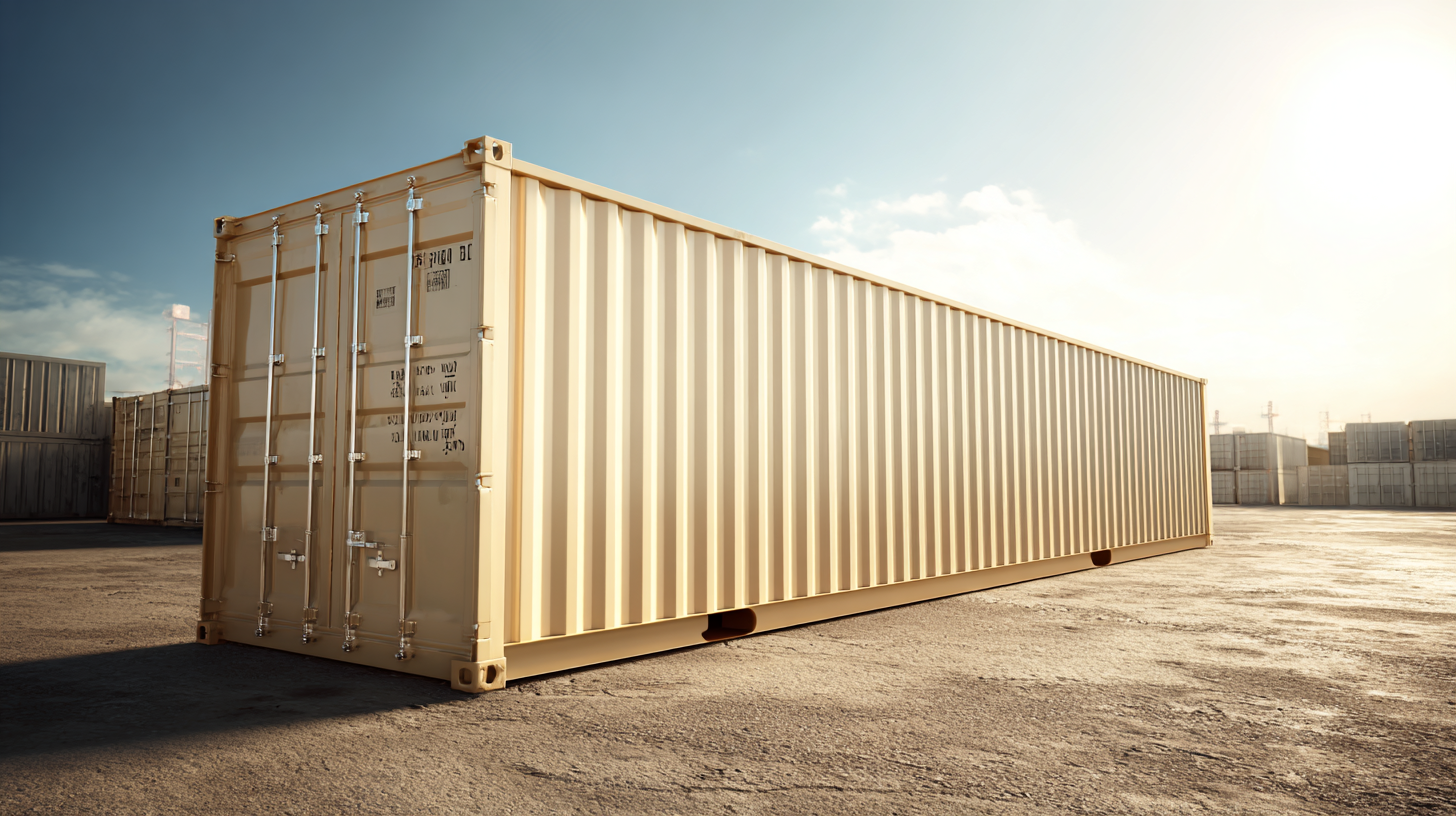 The Ultimate Guide to Choosing the Right High Cube Shipping Container for Your Needs