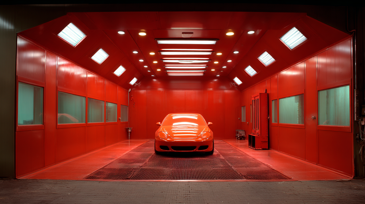 Understanding the Benefits of Using a Downdraft Paint Booth for Your Auto Body Shop
