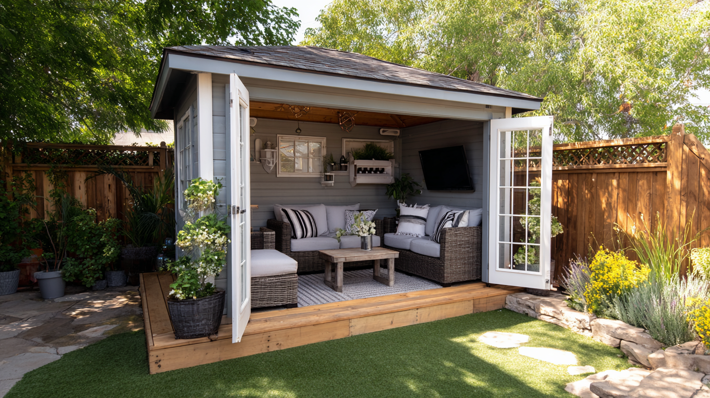 Transforming Your Backyard: Creative Ideas for Designing the Perfect Shed Space