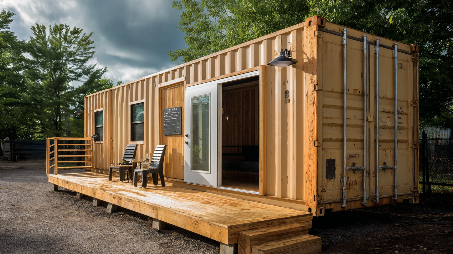 Exploring the Benefits of Small Shipping Containers for Sustainable Living Solutions
