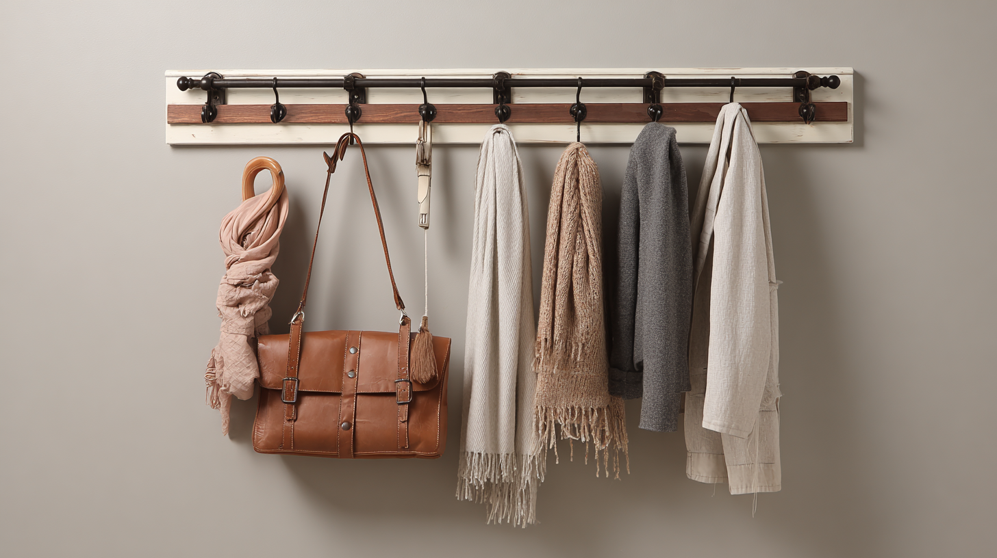 Creative Solutions for Small Spaces with Hallway Coat Rack Wall Mounted Designs
