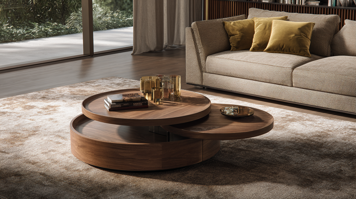 Exploring the Versatility of Rotating Collection Tables in Modern Home Design
