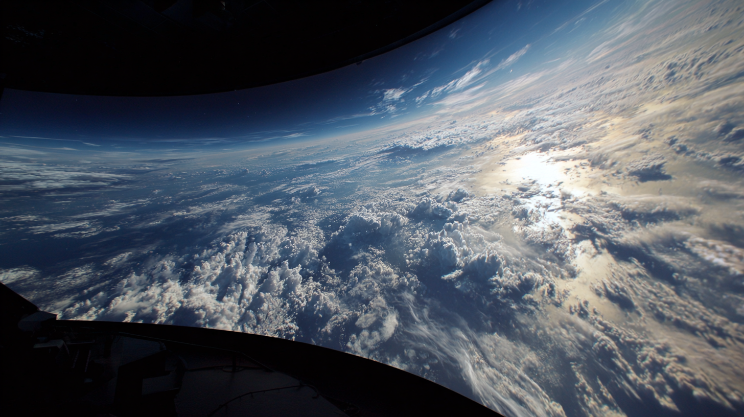 Exploring the Wonders of Space with Fulldome Projection Technology