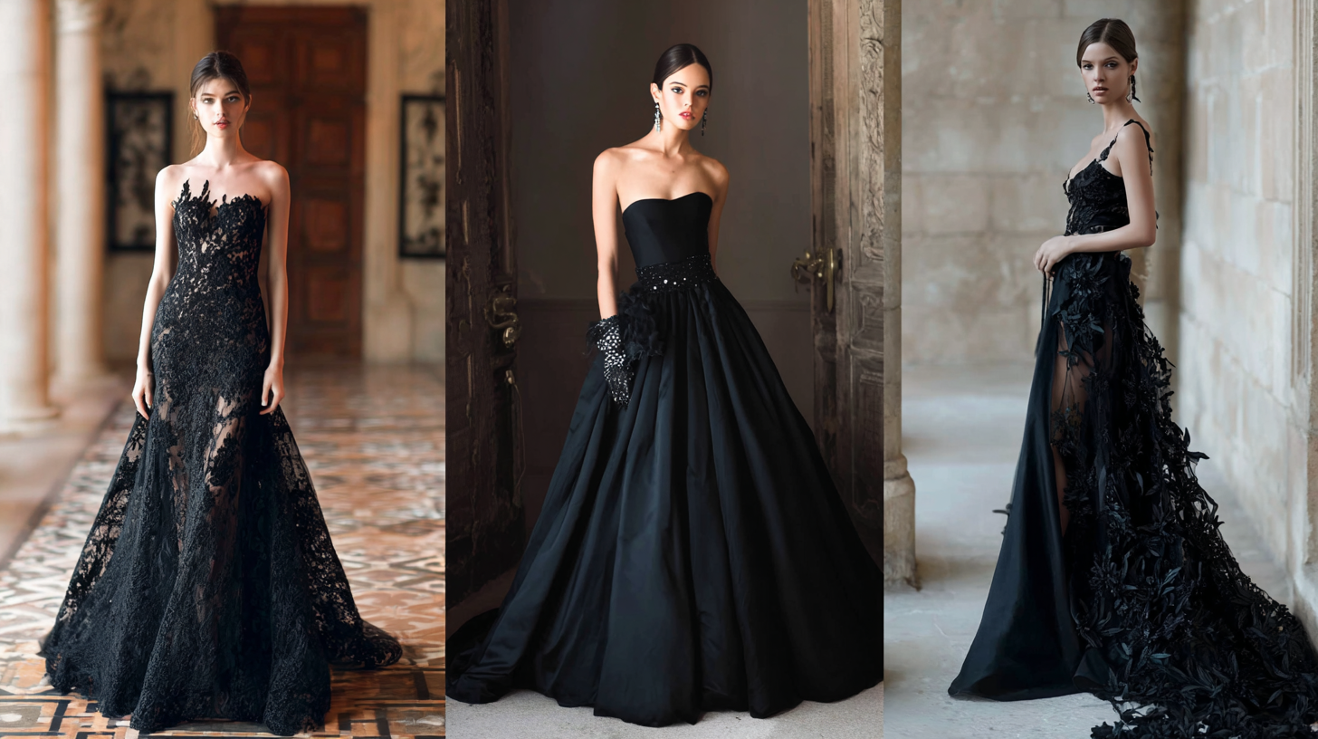 Unveiling the Allure of Black Wedding Gowns for Modern Brides