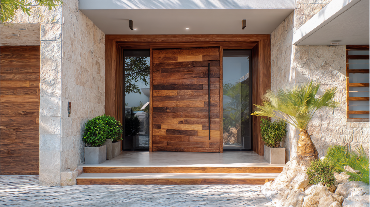 Transform Your Home Aesthetic with a Modern Wood Front Door Upgrade
