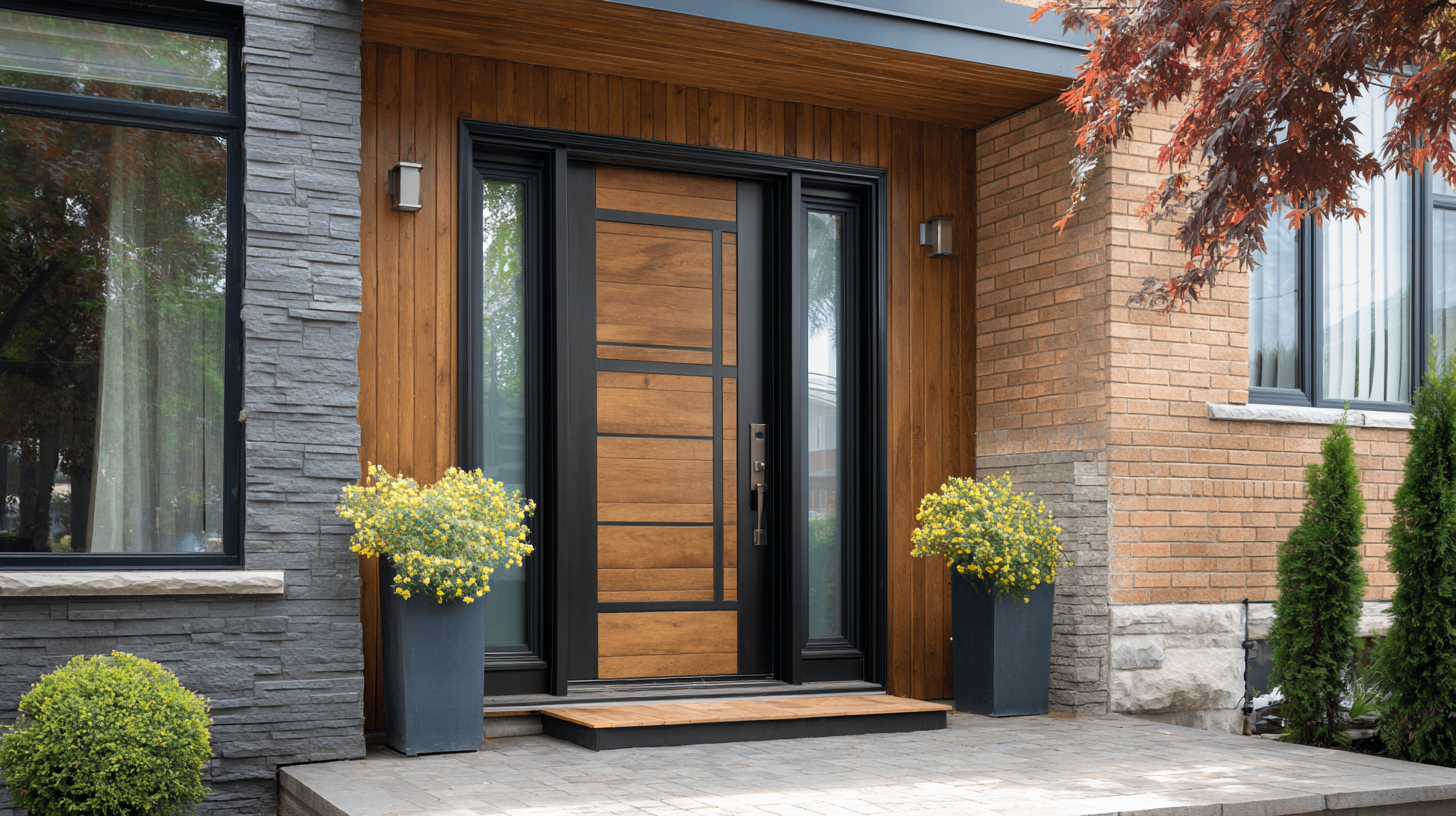 Transform Your Home Aesthetic with a Modern Wood Front Door Upgrade